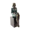 Bronzen beeld 'De Secretaresse'