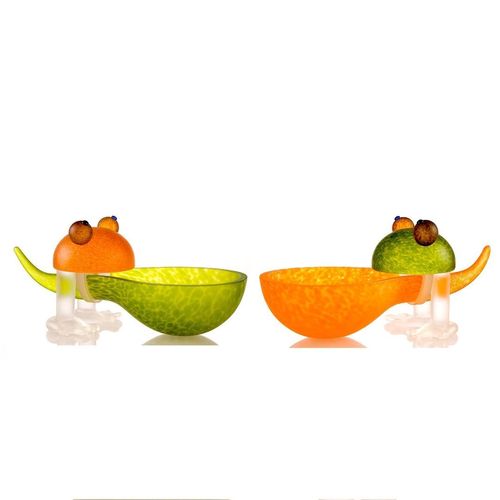 Borowski Glass object 'Frog' deco Bowl Frosch