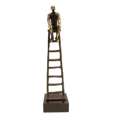 Escultura de bronce "Carreer Ladder"