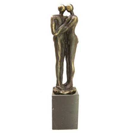 Statua di bronzo 'Amore maschile'.