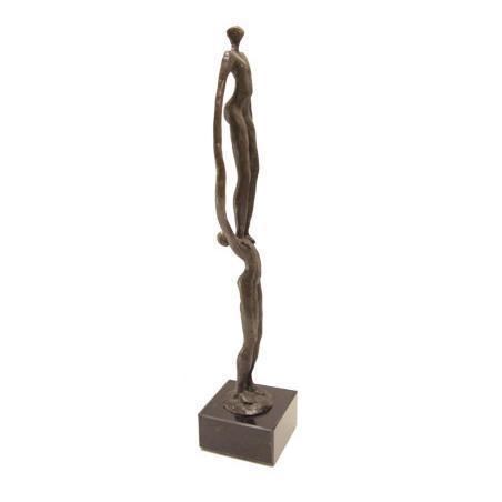 Escultura de bronce 'Trust'