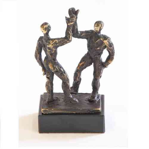 Bronze sculpture 'The Deal'