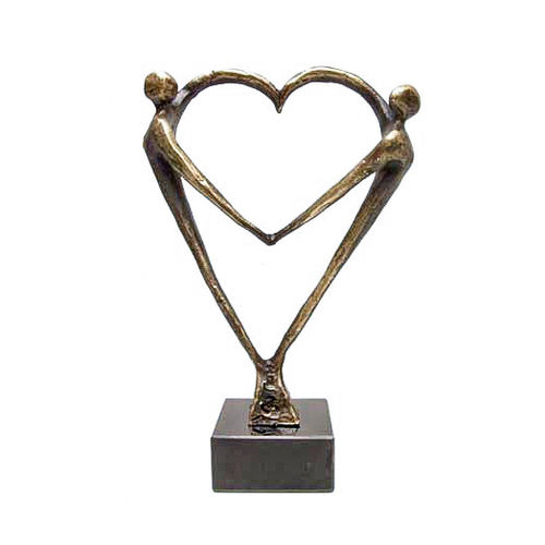 Escultura de bronce "El corazón"