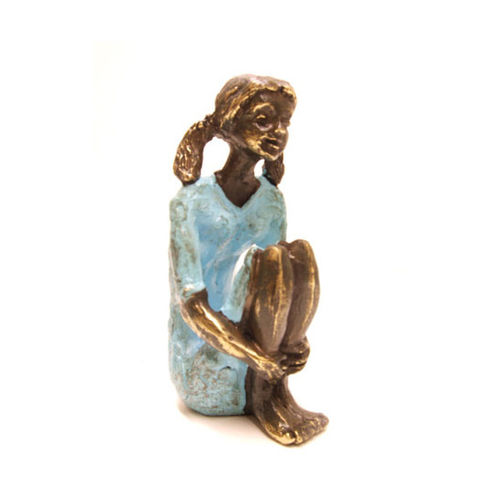 Sculpture en bronze "Penser"