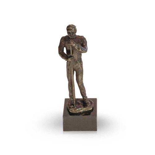 Statue en bronze "Billiard"