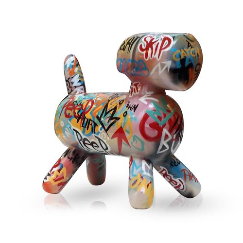 Objet Design Tuby Dog Graffiti par Mia Coppola