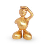 Deco object 'The Visionary' Gold by Niloc Pagen