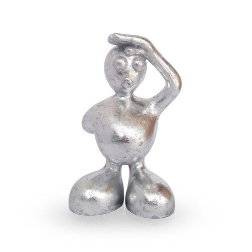 Deko-Objekt 'Der Visionär' Silber von Niloc Pagen