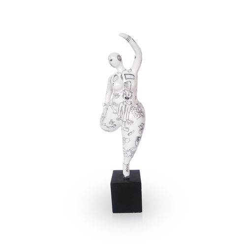statue d'art 'Dancing Diva Stretch' by Mia Coppola ST Mia Coppola