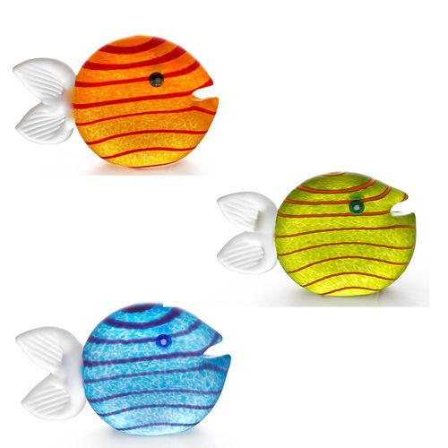 Borowski Colorful Decorative Glasses Fish 'Snippy' Small