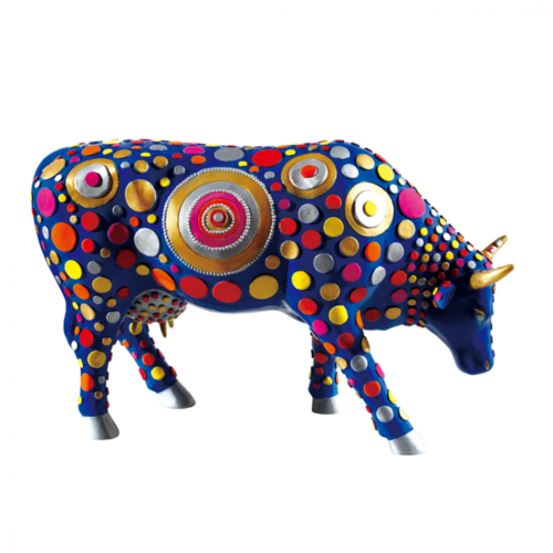 CowParade decorative cow 'Cowpernicus'
